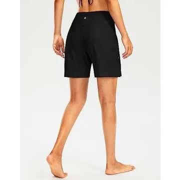 G Gradual Women's 7" Swim Board Shorts Stylish and Versatile