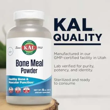 KAL Bone Meal Powder - Calcium, Phosphorus & Magnesium