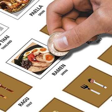 Mappinners The Greatest 100 Foods of the World Scratch Off Travel Print 16x20