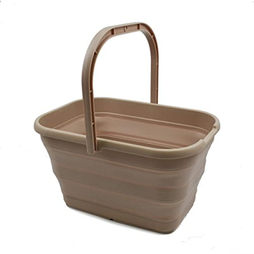 SAMMART 12L (3.1 Gallon) Collapsible Rectangular Handy Bucket - Space-Saving & Versatile