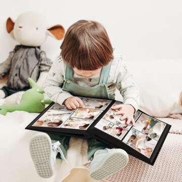 Popotop 4x6 Photo Album - Elegant Family Keepsake