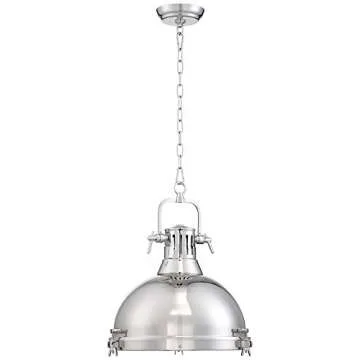 Arlo Chrome Pendant Light for Dining Room and Entryway