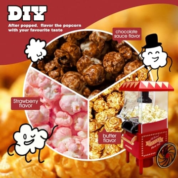 GVAKMM Popcorn Machine for Perfect Movie Nights