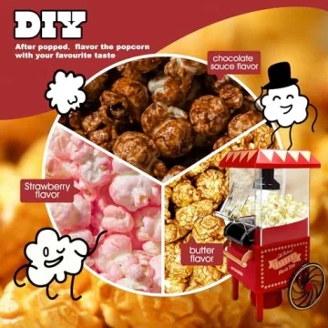 GVAKMM Popcorn Machine for Perfect Movie Nights