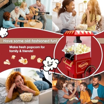 GVAKMM Popcorn Machine for Perfect Movie Nights