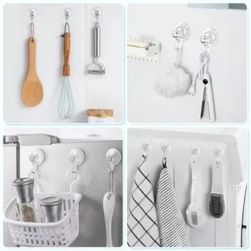 VIS'V Suction Cup Hooks for Easy Organization