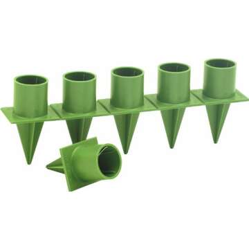 Taper Candle Holder Standard 1" Green 36 Pieces Per Package Candleholder