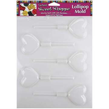 LorAnn Hearts Lollipop Sheet Mold