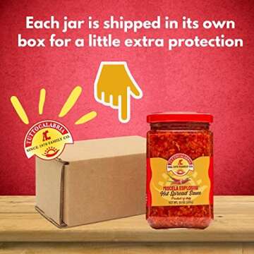 Hot Spread Sauce, Miscela Esplosiva, TuttoCalabria, 10 OZ (285g), Minced Calabrian Chili & Giardiniera Vegetables