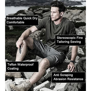 YAXHWIV Tactical Shorts Waterproof Quick Dry Outdoor Gear