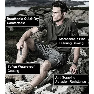YAXHWIV Tactical Shorts Waterproof Quick Dry Outdoor Gear