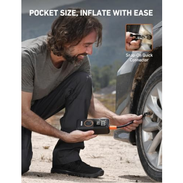 AstroAI L4 Portable Tire Inflator 150PSI Quick Pump