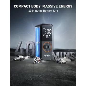 AstroAI L4 Portable Tire Inflator 150PSI Quick Pump