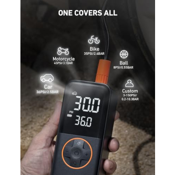 AstroAI L4 Portable Tire Inflator 150PSI Quick Pump