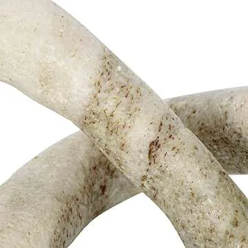 Creative Co-Op Modern Decorative Marble Link Knot