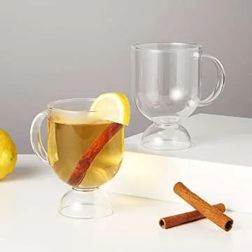 Viski Hot Toddy Glass Set - Elevate Your Drinks Today!