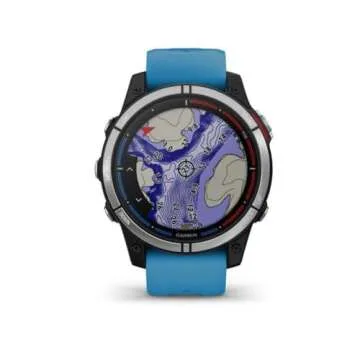Garmin quatix® 7 Standard Edition, Marine GPS Smartwatch, Tide Changes and Anchor Drag Alerts, Waypoint Marking