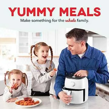 DASH Tasti-Crisp™ Electric Air Fryer Oven, 2.6 Qt., White – Compact Air Fryer for Healthier Food in Minutes, Ideal for Small Spaces - Auto Shut Off, Analog, 1000-Watt