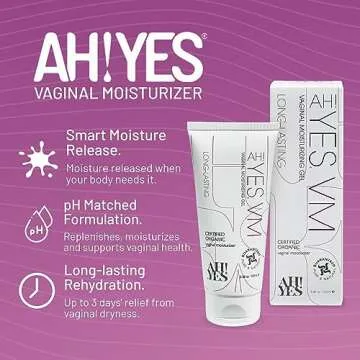 AH! YES® VM Water Based Vaginal Moisturizer | Long Lasting & Fast Acting for Vaginal Dryness & Irri...