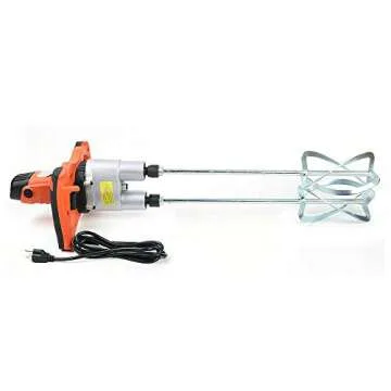 Portable 1800W Electric Concrete Mixer for Easy Mixing