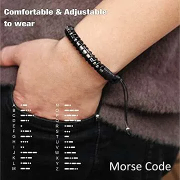 Morse Code Bracelets: Perfect Gifts for Sons and Sons-in-Law