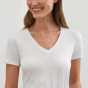 Silpada Pagosa Circle Necklace - Sterling Silver & Gold