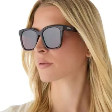 Stylish DIFF Meredith Oversized Sunglasses for Women