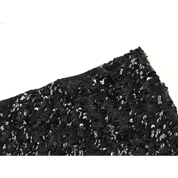 MANER Women's Sequin Skirt for Night Out Party
