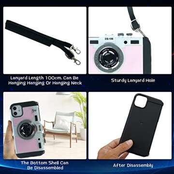 Mscomft Emily in Paris Phone Case for iPhone 11 pro, Emily in Paris Phone case, 3D Cool Unique Vinta...