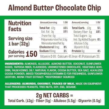 Munk Pack Keto Granola Bar with Almond Butter Cocoa Chip