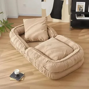 Mekelin Foldable Lazy Sofa Bed for Comfort & Versatility