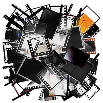5 Packs Retro Camera Film Sticker Decorative Filmstrip Scrapbook Sticker Photo Frame Sticker for Cin...