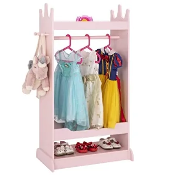 UTEX Kids Dress up Storage with Mirror - Fun & Functional Closet