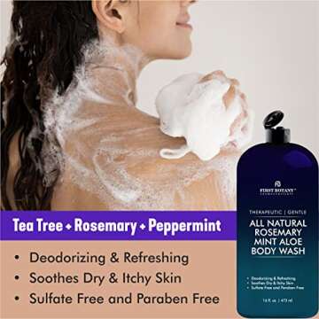 First Botany Natural Body Wash for All Skin Types 16 fl oz