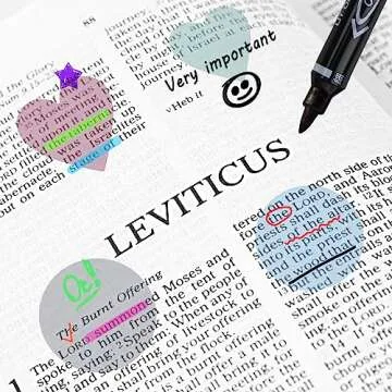 Hommie 480Pcs Transparent Sticky Notes for Organizing