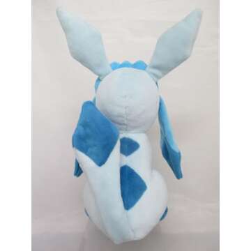 Sanei PP124 Pokemon All Star Collection Glaceon Plush,Brown/A