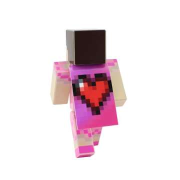 EnderToys Pink Dress Girl Action Figure with Accessories