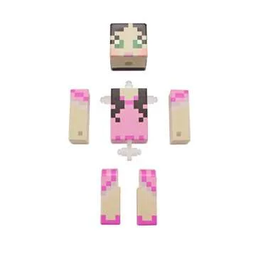 EnderToys Pink Dress Girl Action Figure with Accessories