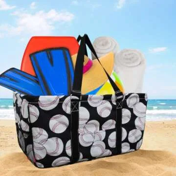 NGIL Baseball Utility Tote Bag - Spacious & Stylish