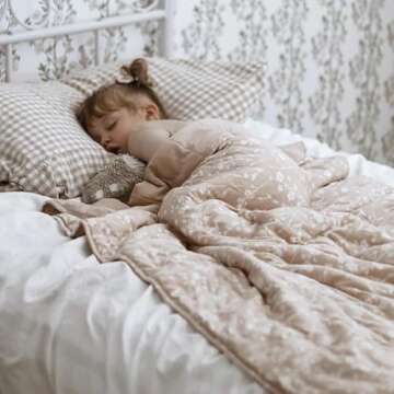 GUNAMUNA Unisex Oversized Cozy Cloud Comforter Baby Blanket, 1.0 TOG, Goose Pattern, 57x39 Inch