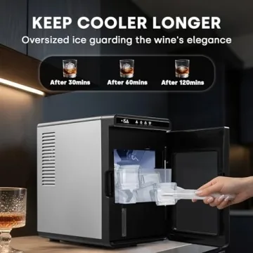 Erivess Large Cube Ice Maker - Perfect for Drinks