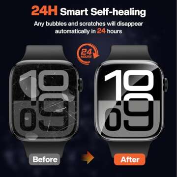 Tensea 6Pack Apple Watch Screen Protector for All Models