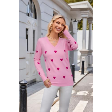 Trendy V Neck Long Sleeve Sweater for Women