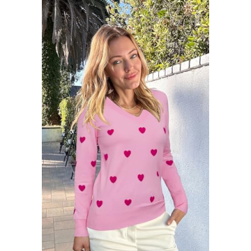 Trendy V Neck Long Sleeve Sweater for Women