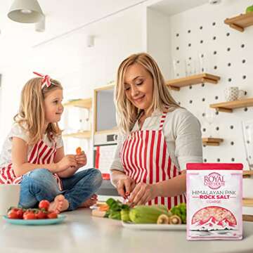 Himalayan Pink Salt 5 lbs Coarse Grain Bulk Bag - Himalayan Pure Gourmet Crystals -Suitable for Body Bath Scrubs Table Salt Grinder & Salt Mills - Kosher