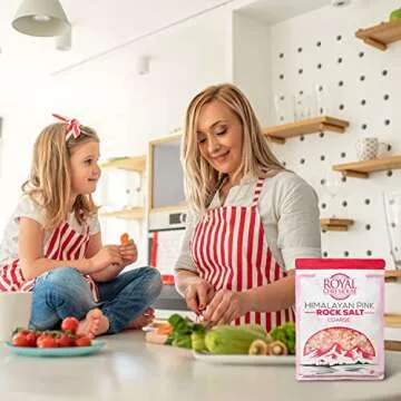 Himalayan Pink Salt 5 lbs Coarse Grain Bulk Bag - Himalayan Pure Gourmet Crystals -Suitable for Body Bath Scrubs Table Salt Grinder & Salt Mills - Kosher