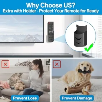 Rimous Remote Compatible with LG TV Remote Control (All Models) for All LG Smart TV LCD LED 3D AKB75375604 AKB75095307 AKB75675304, Remote Control for LG TV Remote Wr Holder & Battery