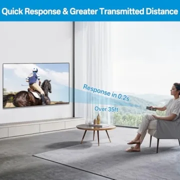 Rimous Remote Compatible with LG TV Remote Control (All Models) for All LG Smart TV LCD LED 3D AKB75375604 AKB75095307 AKB75675304, Remote Control for LG TV Remote Wr Holder & Battery