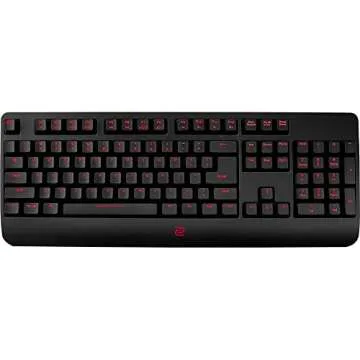 BenQ Gaming Gear CELERITAS II Black Flaretech red Switch 55g N-Key Rollover Single LED Back Light RTR Technology