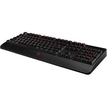 BenQ Gaming Gear CELERITAS II Black Flaretech red Switch 55g N-Key Rollover Single LED Back Light RTR Technology